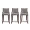 Manhattan Comfort Shubert Counter Stool in Dark Taupe - Set of 3 3-CS016-DT - alternate 8
